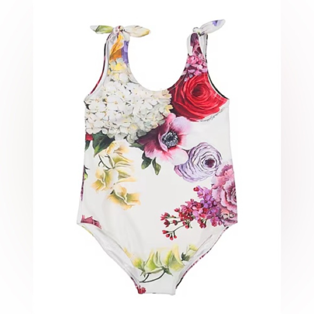 NEW Dolce & Gabbana Floral Swimsuit Girl 11-12 Years